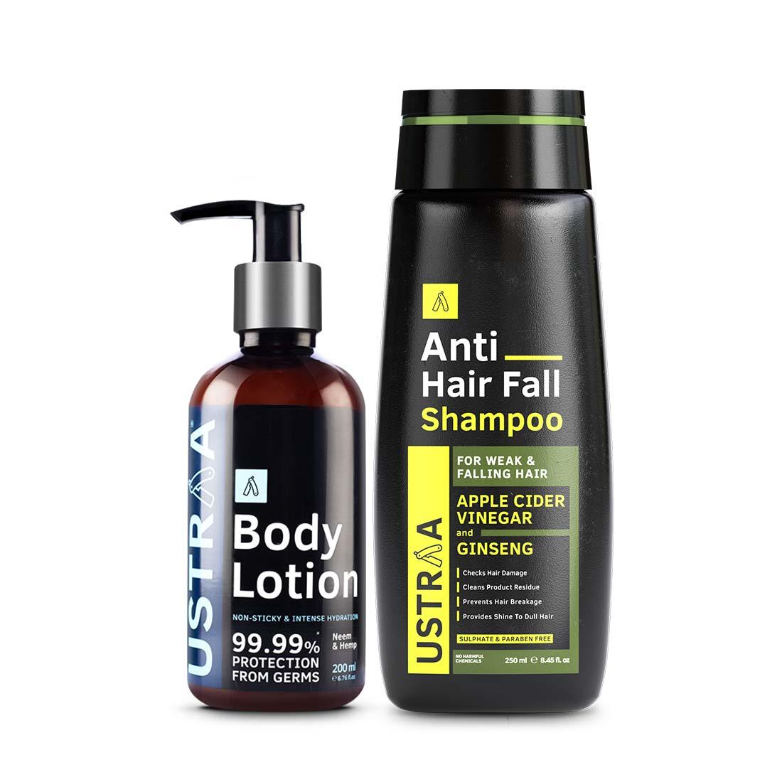 Body Lotion Germ Free & Anti Hair Fall Shampoo