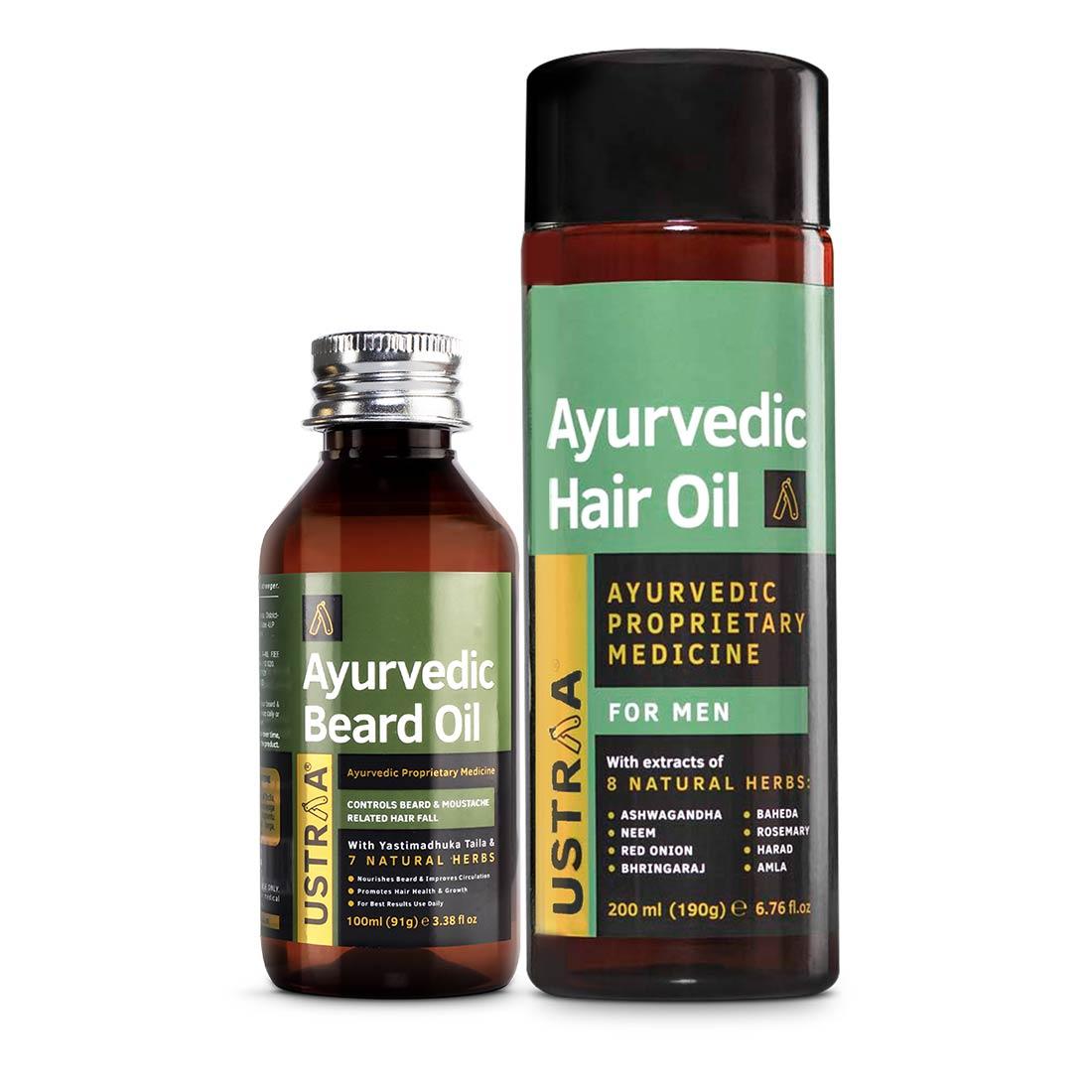 Ayurvedic Beard Oil & Ayurvedic Hair oil