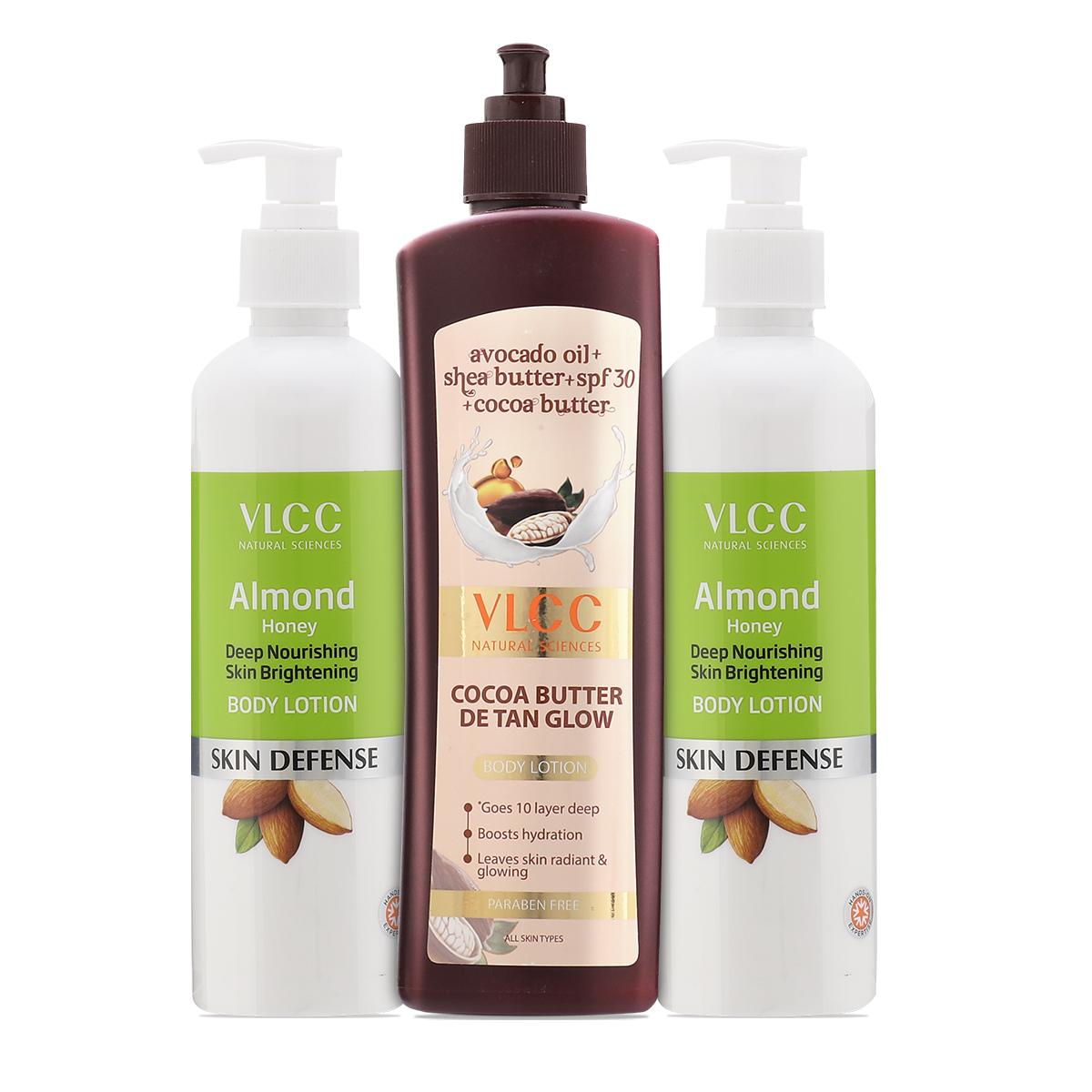 VLCC Cocoa Butter De-tan & Almond Honey Skin Brightening Body Lotion