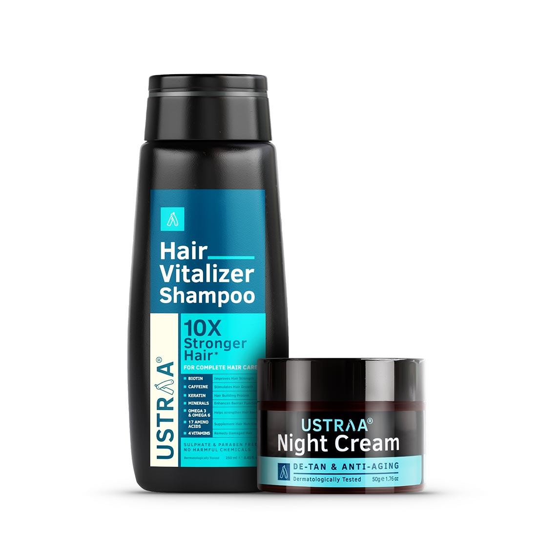 Hair Vitalizer Shampoo & Night Cream