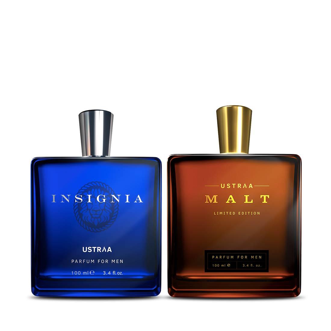 Ustraa Fragrance Combo (Set of 2): Malt and Insignia Perfume For Men