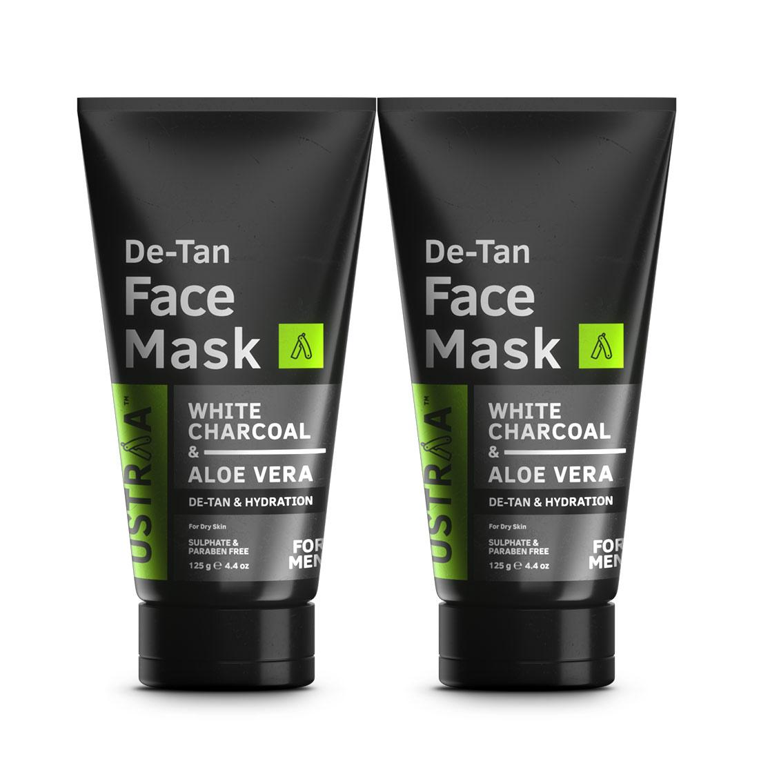 De-Tan Face Mask - Dry Skin - Set of 2