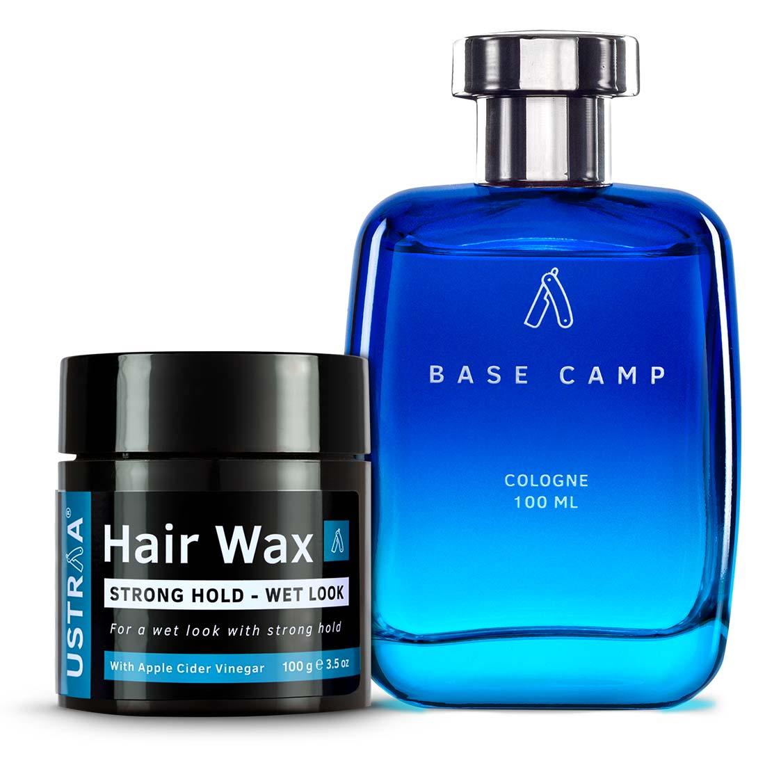 Cologne Base Camp & Hair Wax Wet look (Strong Hold)