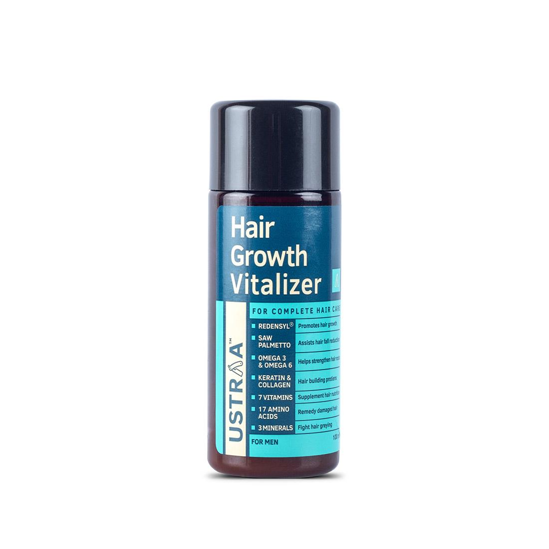 Ustraa Hair Lover Kit Ayurvedic Hair Oil 200ml Anti Hair Fall Shampoo  200ml Hair Cream Daily