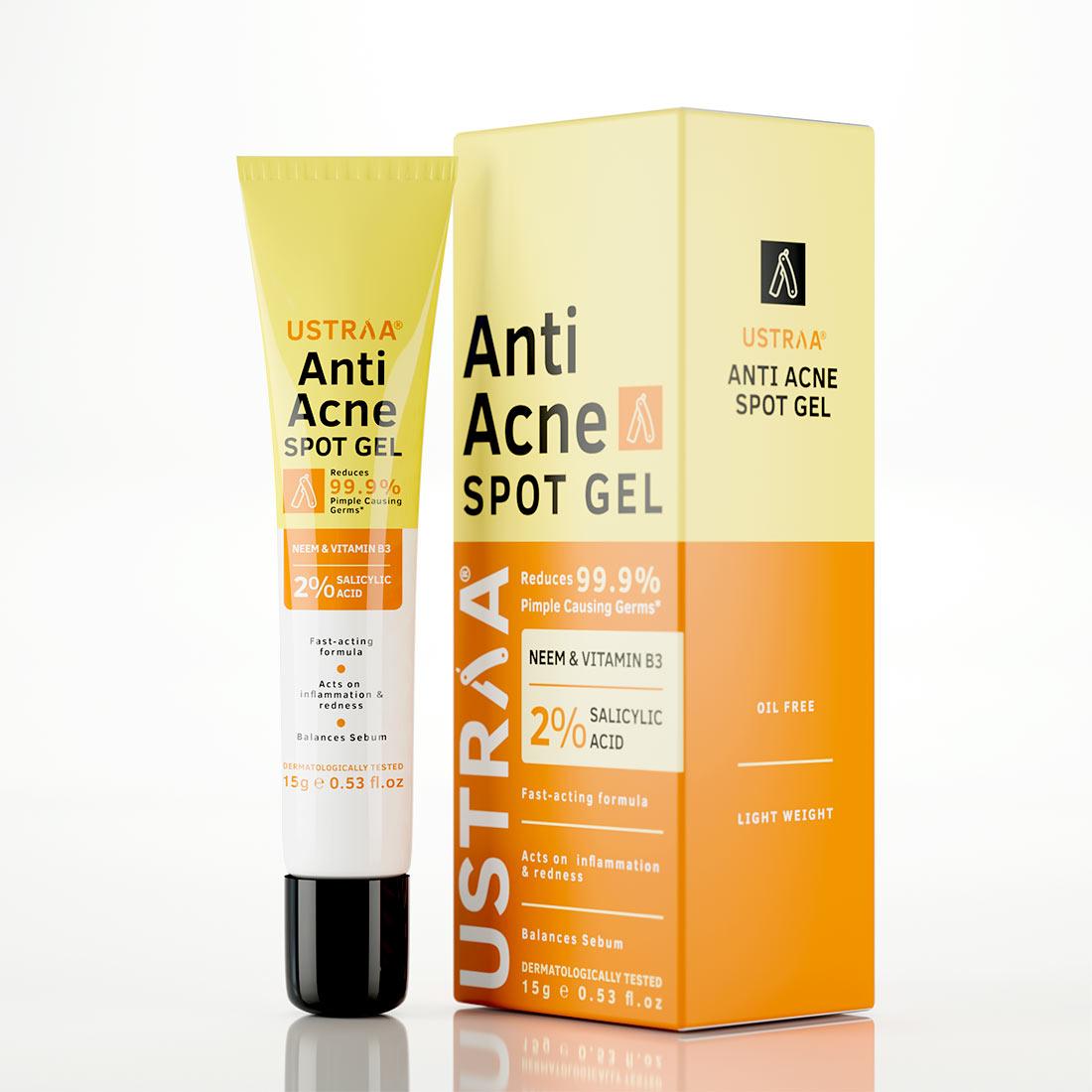 Anti-Acne Spot Gel with Neem & Vitamin B3 - 15ml