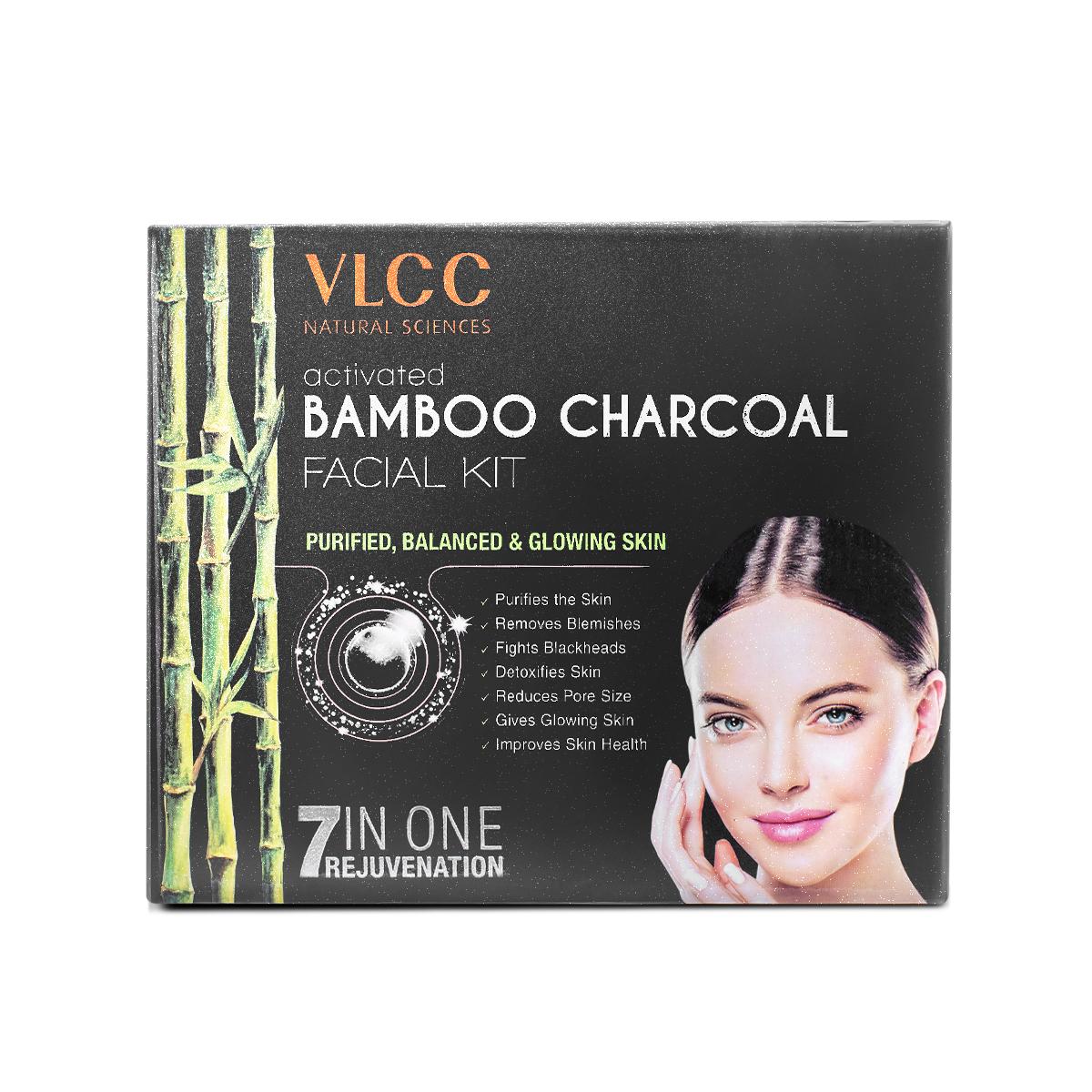 VLCC Activated Bamboo Charcoal Facial Kit - Detoxify and Renew