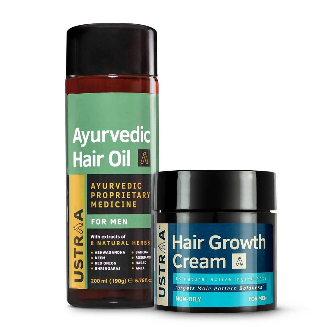 Ayurvedic Hair Oil & Hair Growth Cream