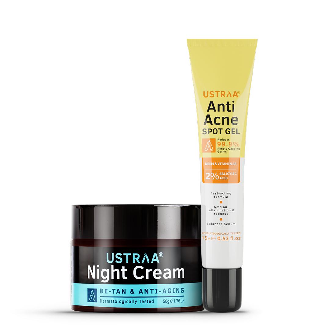 Anti Acne Spot Gel & Night Cream