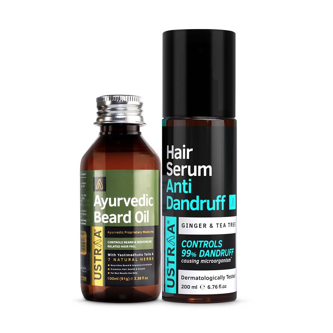 Ayurvedic Beard Oil & Anti Dandruff Serum