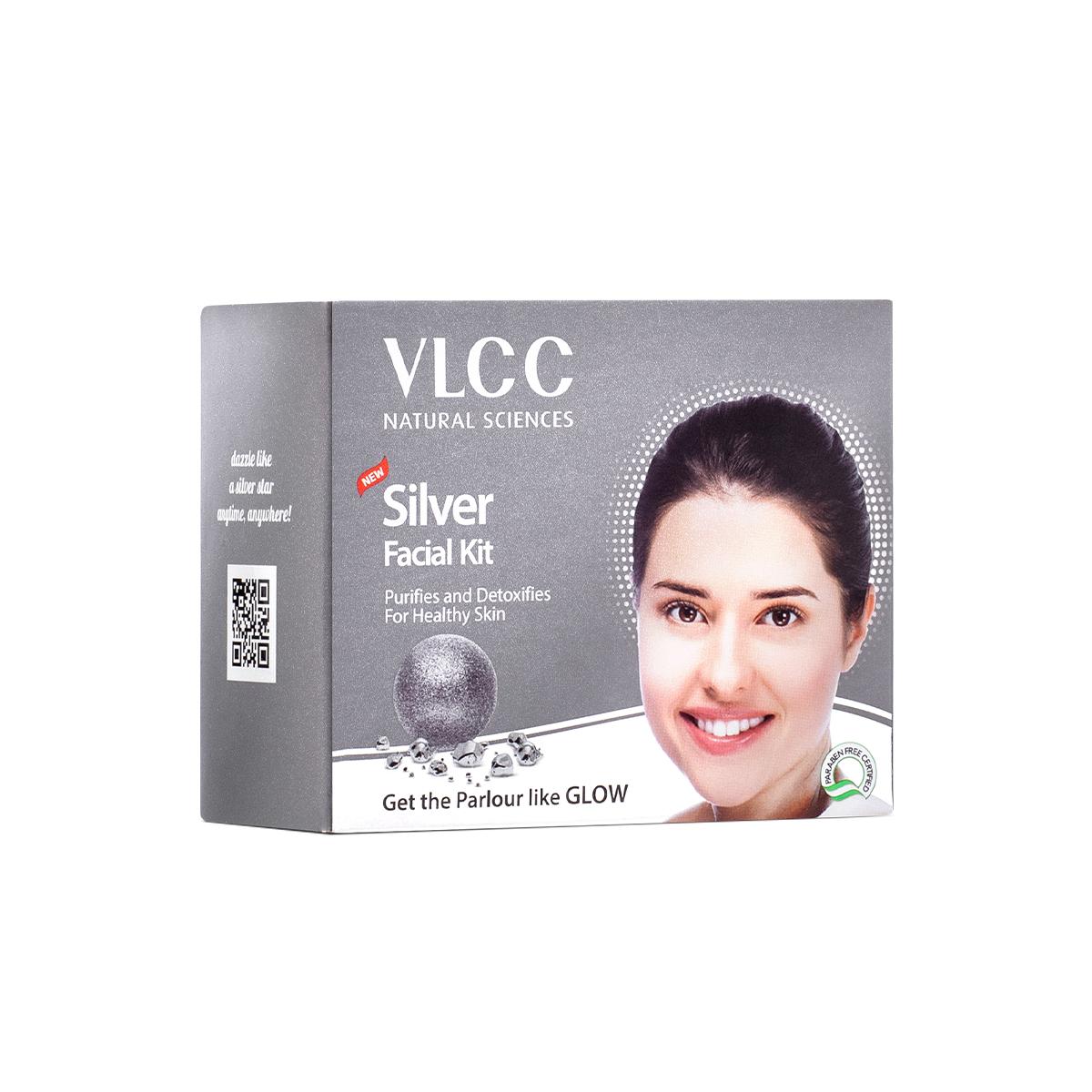 VLCC Silver Facial Kit | Revitalizing and Detoxifying Skincare