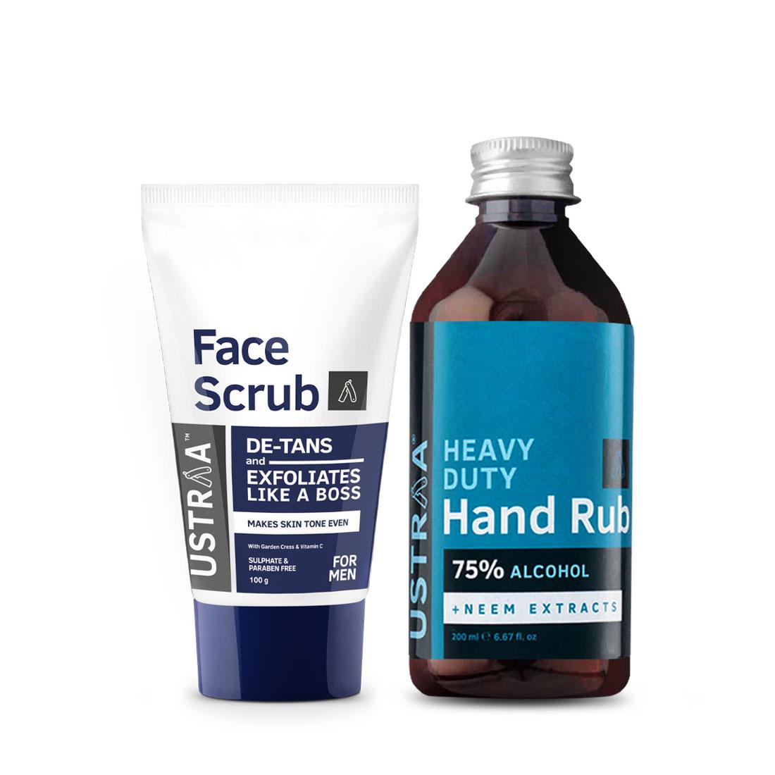 Face Scrub De-tan and Hand Rub - 200 ml
