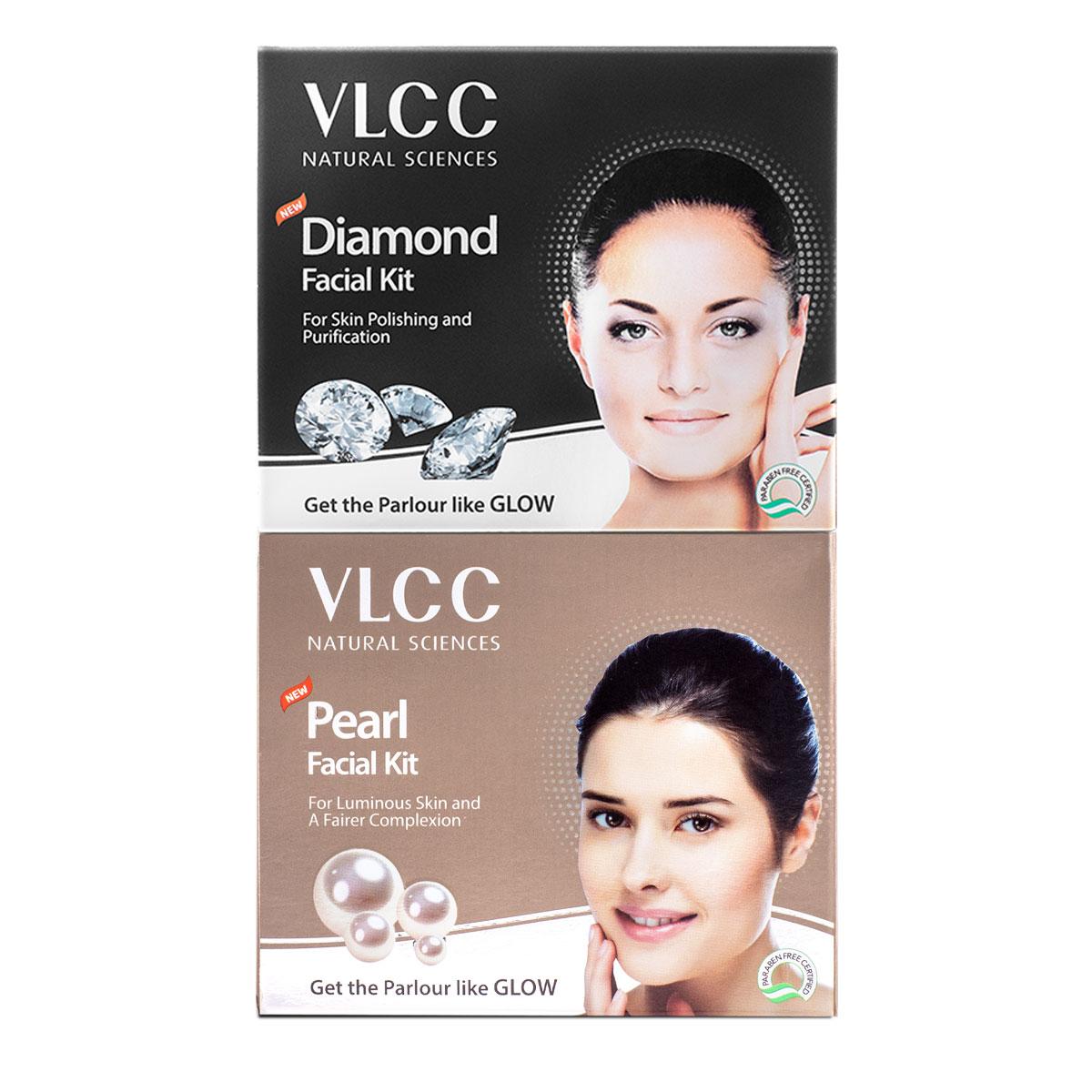 VLCC Pearl Facial Kit & Diamond Facial Kit