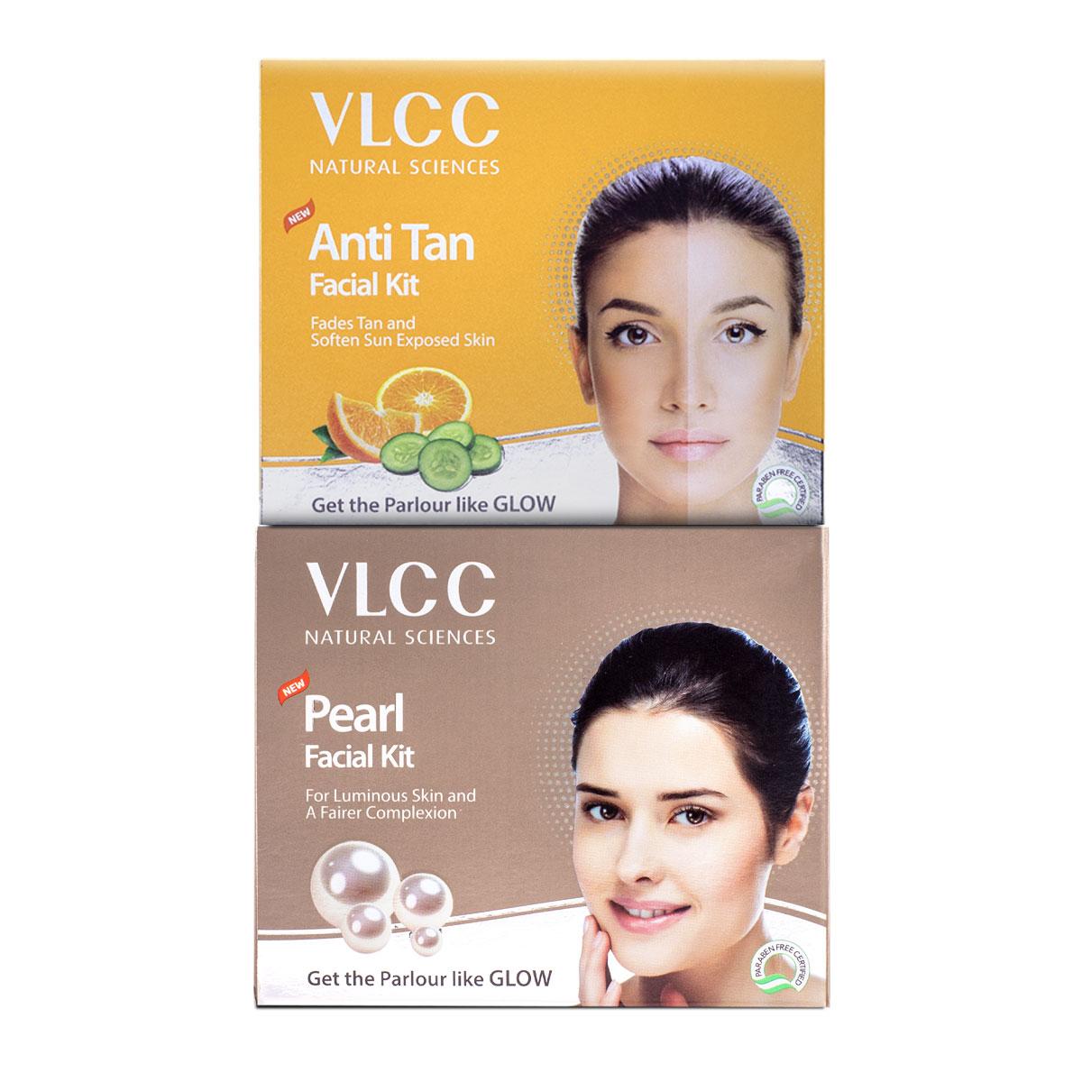 VLCC Pearl Facial Kit & Anti Tan Facial Kit