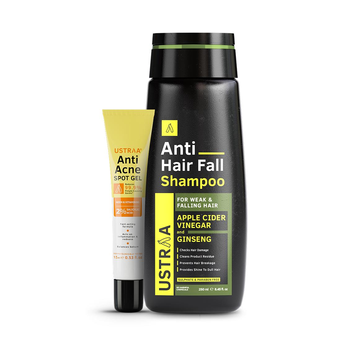 Anti Acne Spot Gel & Anti Hair Fall Shampoo