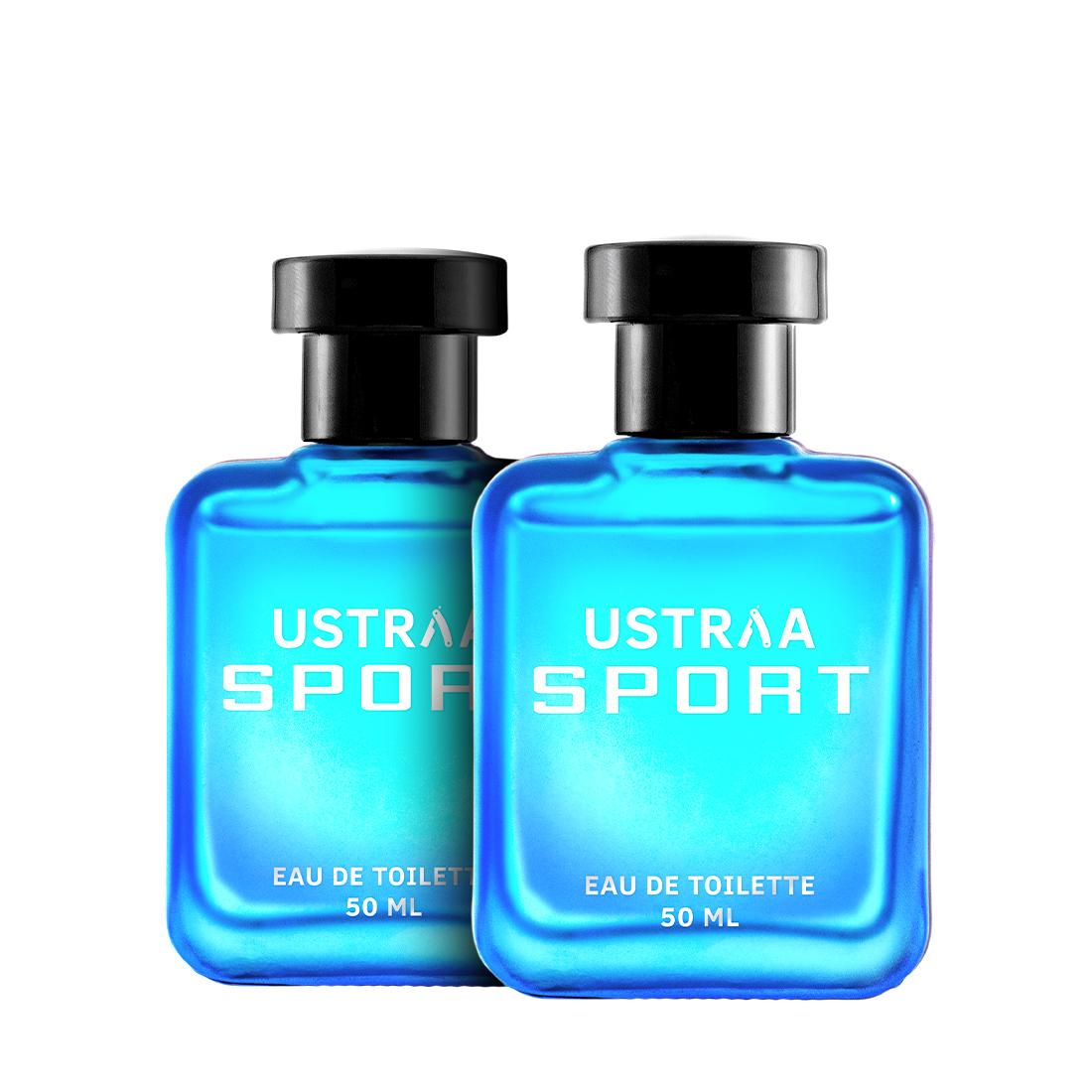 Ustraa Sport EDT Perfume For Men - 50ml - Set of 2