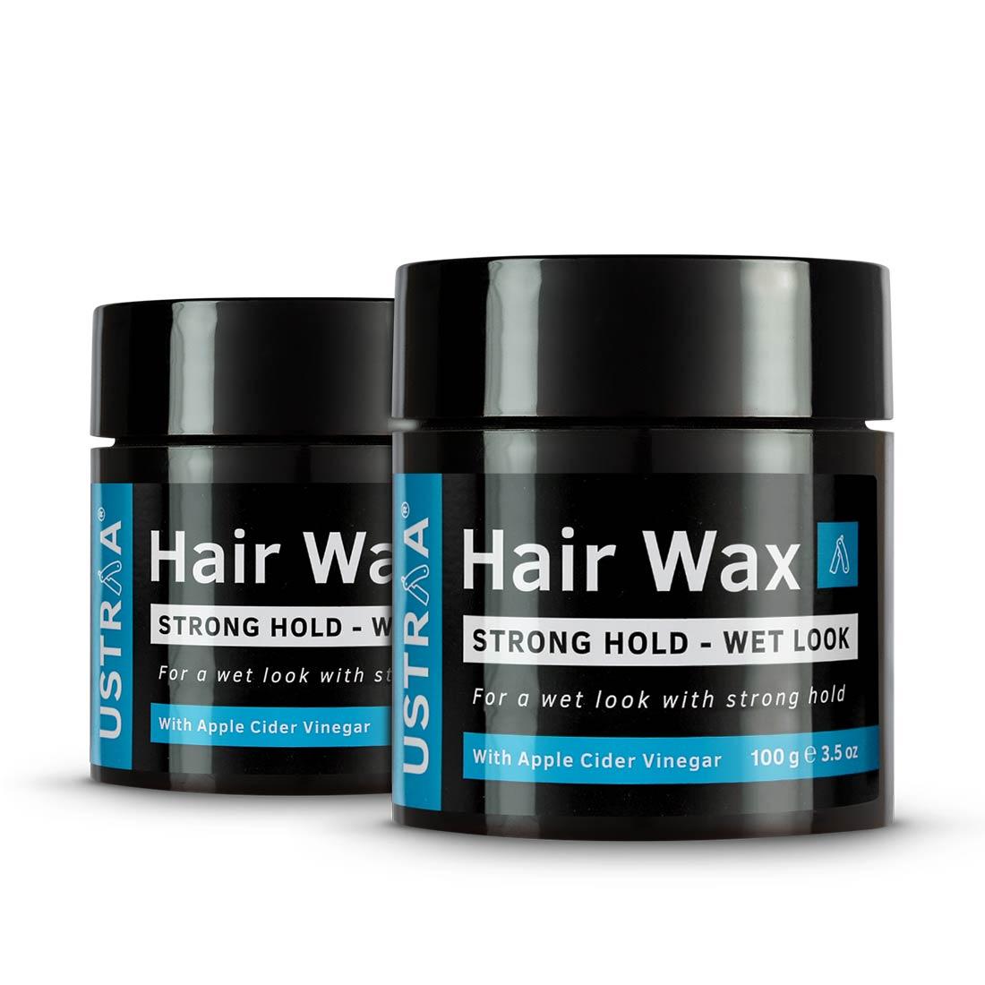 Hair Wax - Strong Hold, Wet Look - 100g (Set of 2)