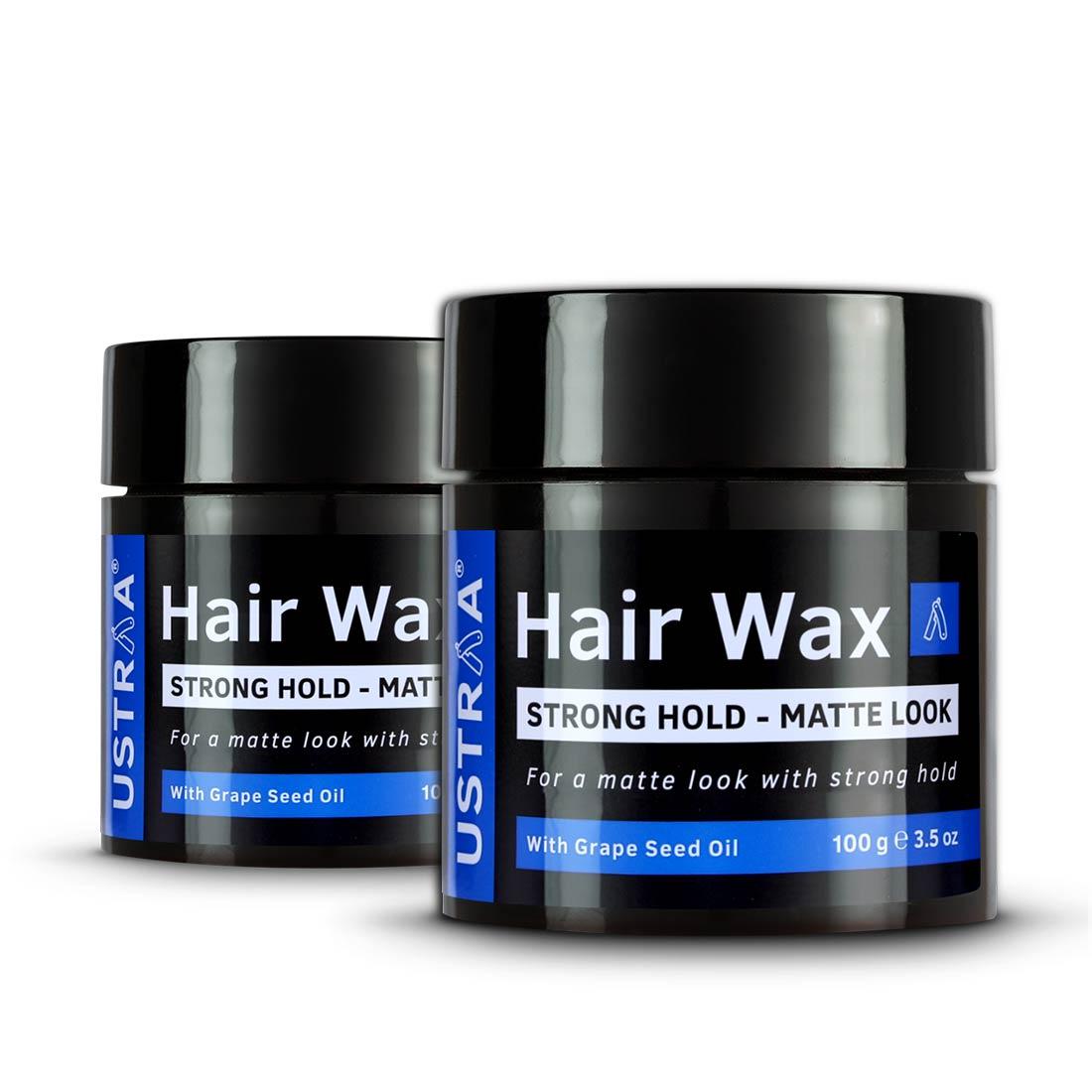 Hair Wax - Strong Hold, Matte Look - 100g (Set of 2)