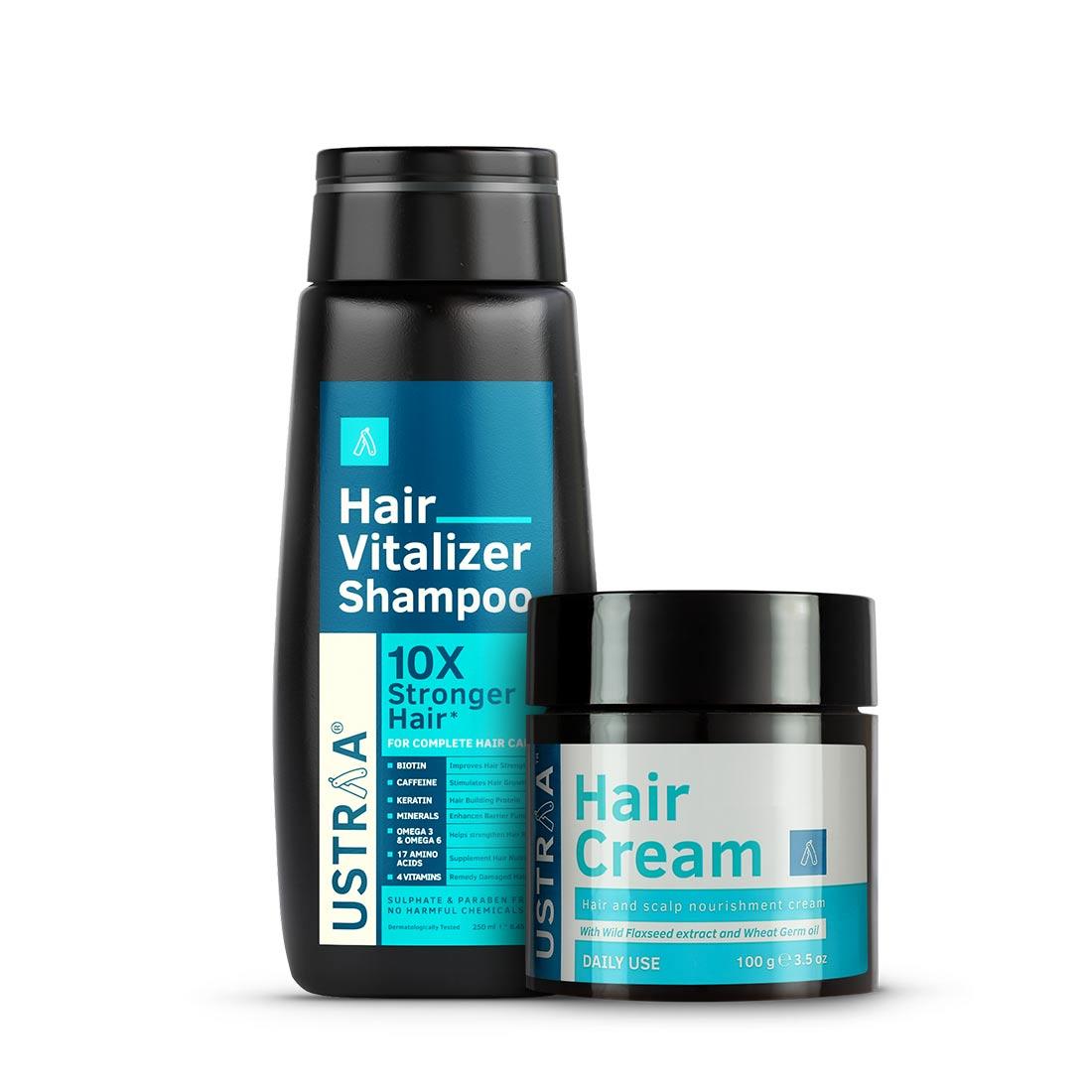 Hair Vitalizer Shampoo & Daily Use Hair Cream