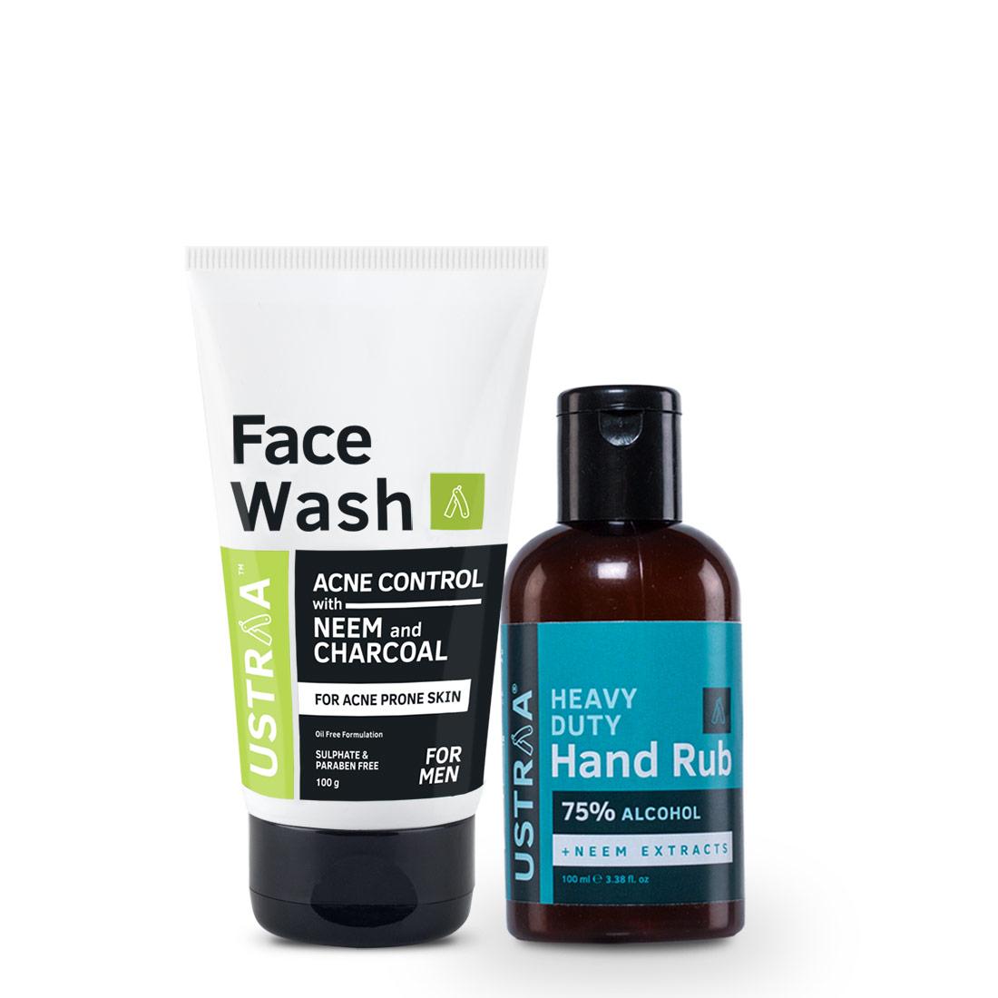 Face Wash - Neem & Charcoal and Hand Rub