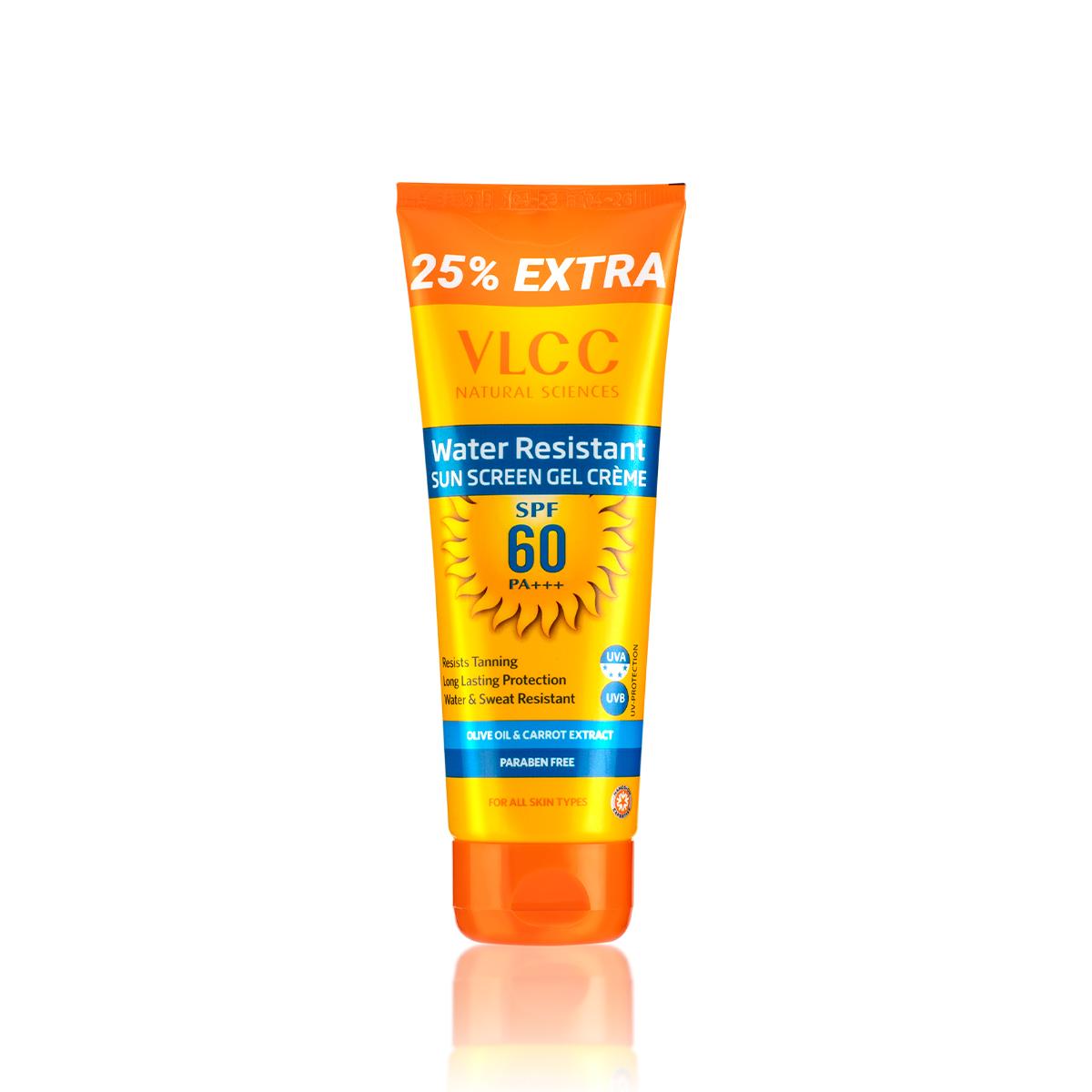 VLCC Water Resistant SPF 60 PA+++ Sunscreen - Maximum Sun Protection for All-Day Outdoor Activities