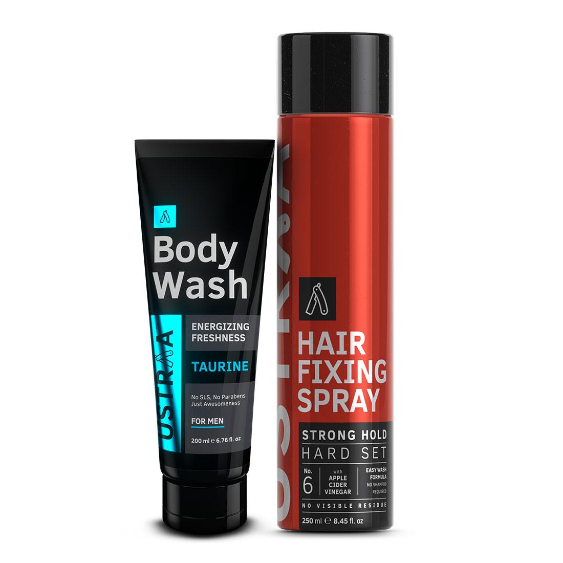 Body Wash (Taurine) & Hair Fixing Spray