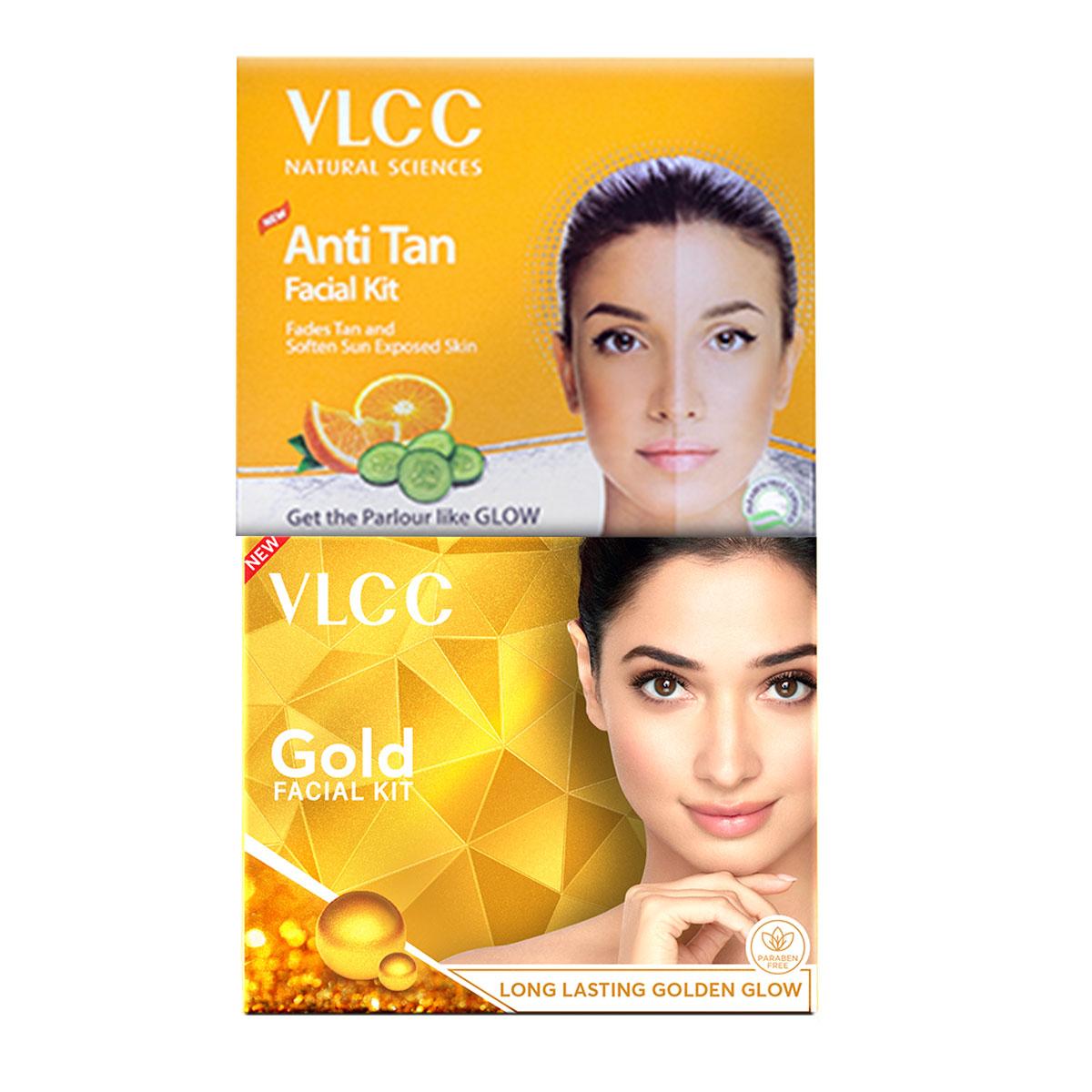 VLCC Gold Facial Kit & Anti Tan Single Facial Kit