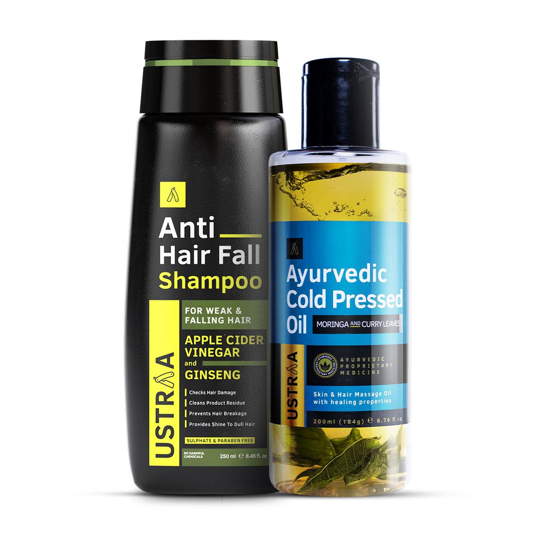 Ayurvedic Cold Pressed Oil & Anti Hair Fall Shampoo