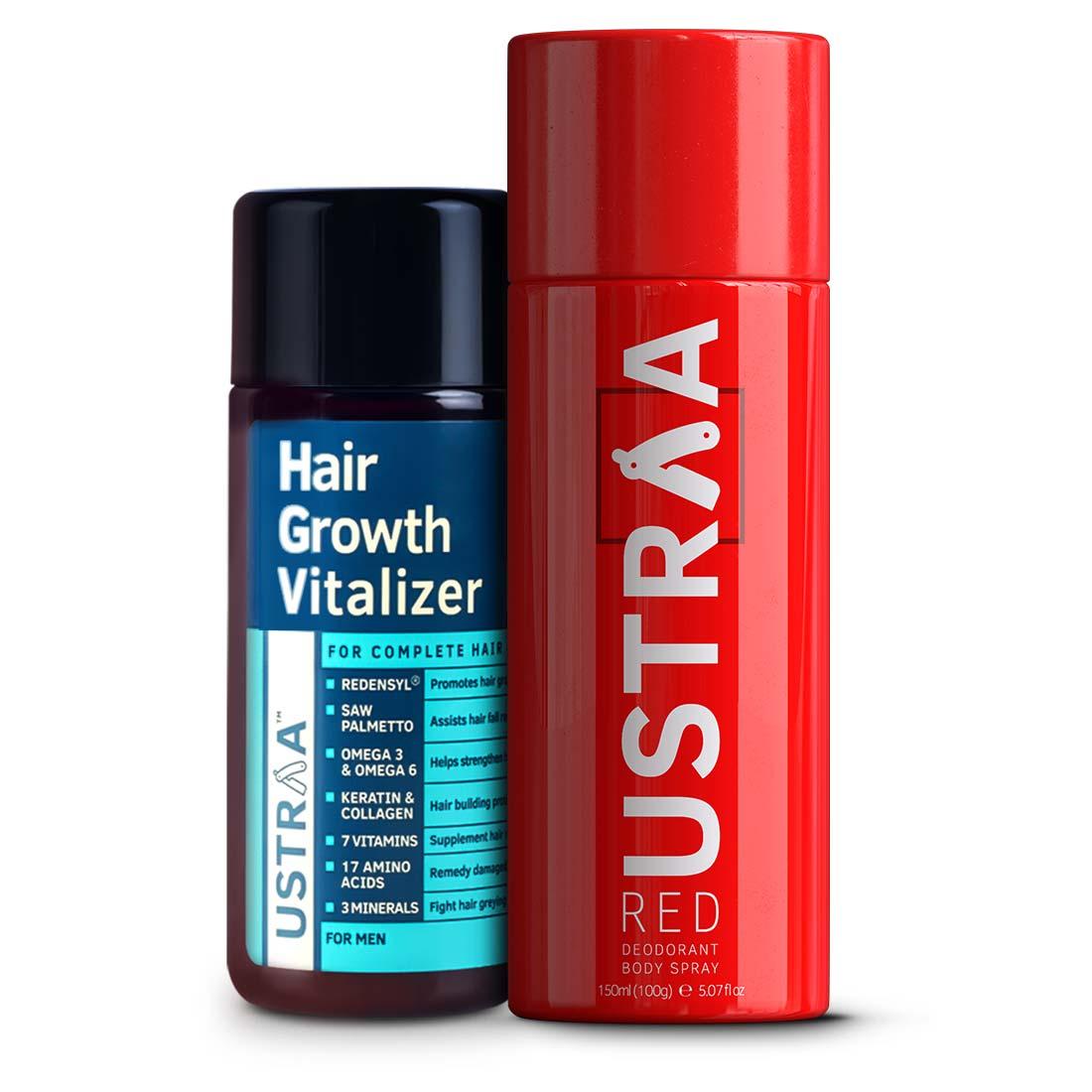 Hair Growth Vitalizer & Red Deodorant