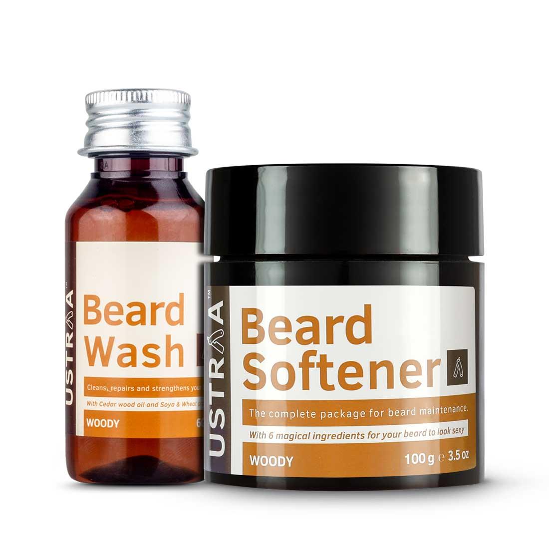 Beard Softener & Beard Wash (Woody)