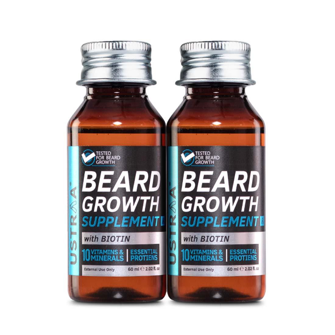 Beard Growth Supplement - 60 ml - Set of 2