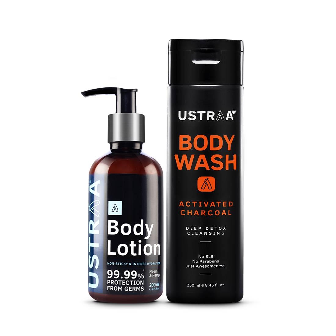 Body Lotion Germ Free & Body Wash Activated Charcoal