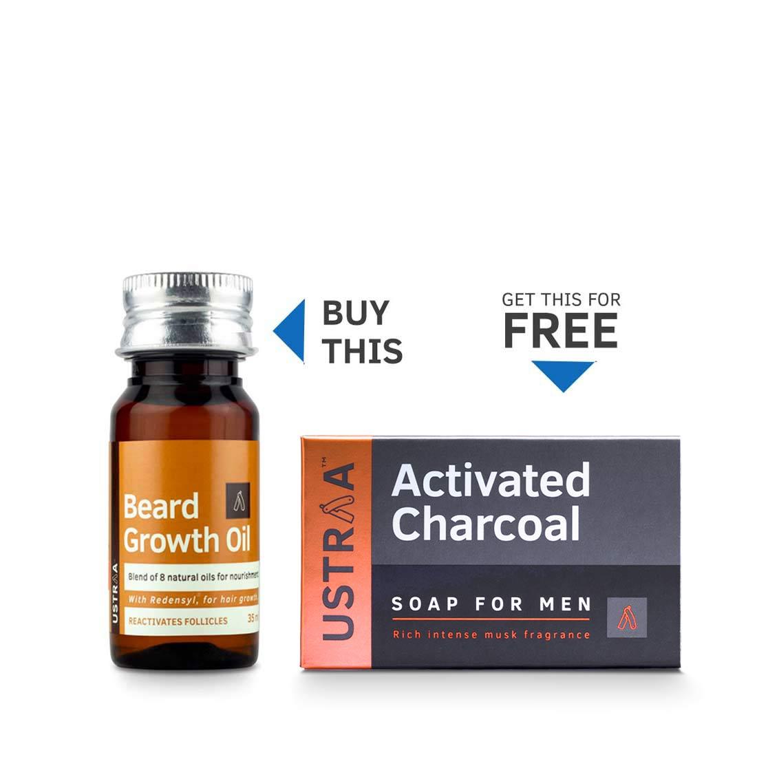 Beard Growth Oil (Get Activated Charcoal Deo Soap Free)