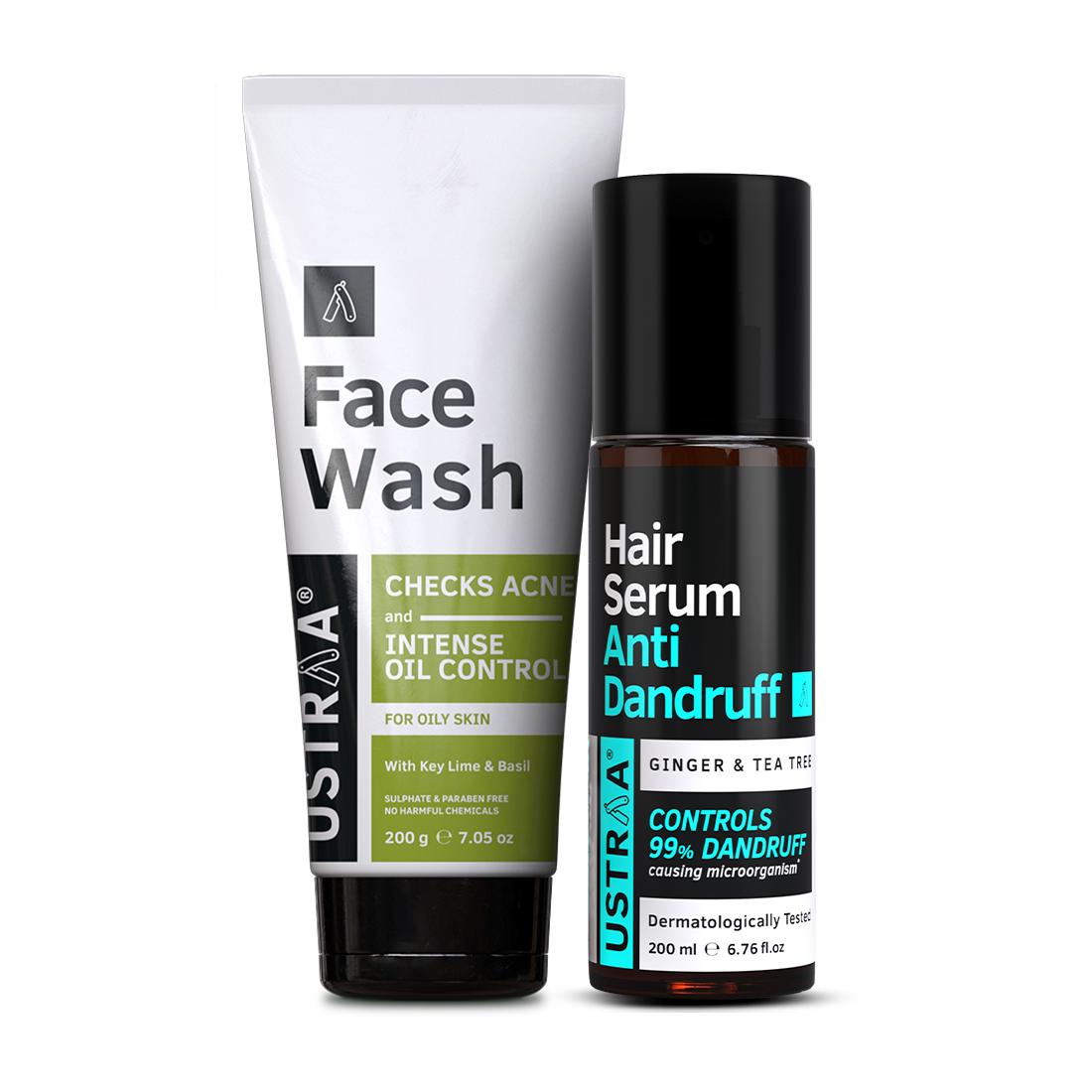 Anti Dandruff Serum & Face Wash Oily Skin