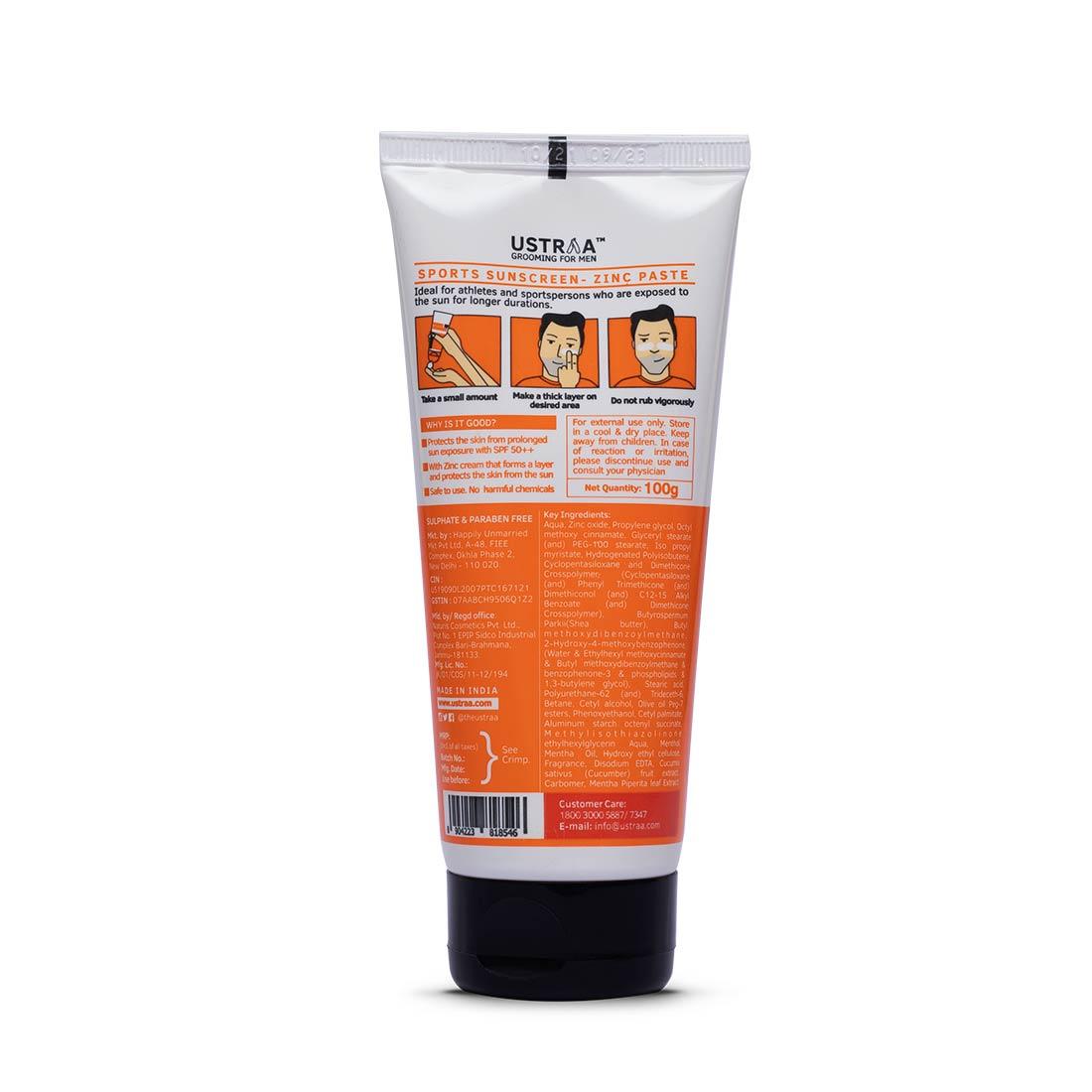 ustraa sports sunscreen for men