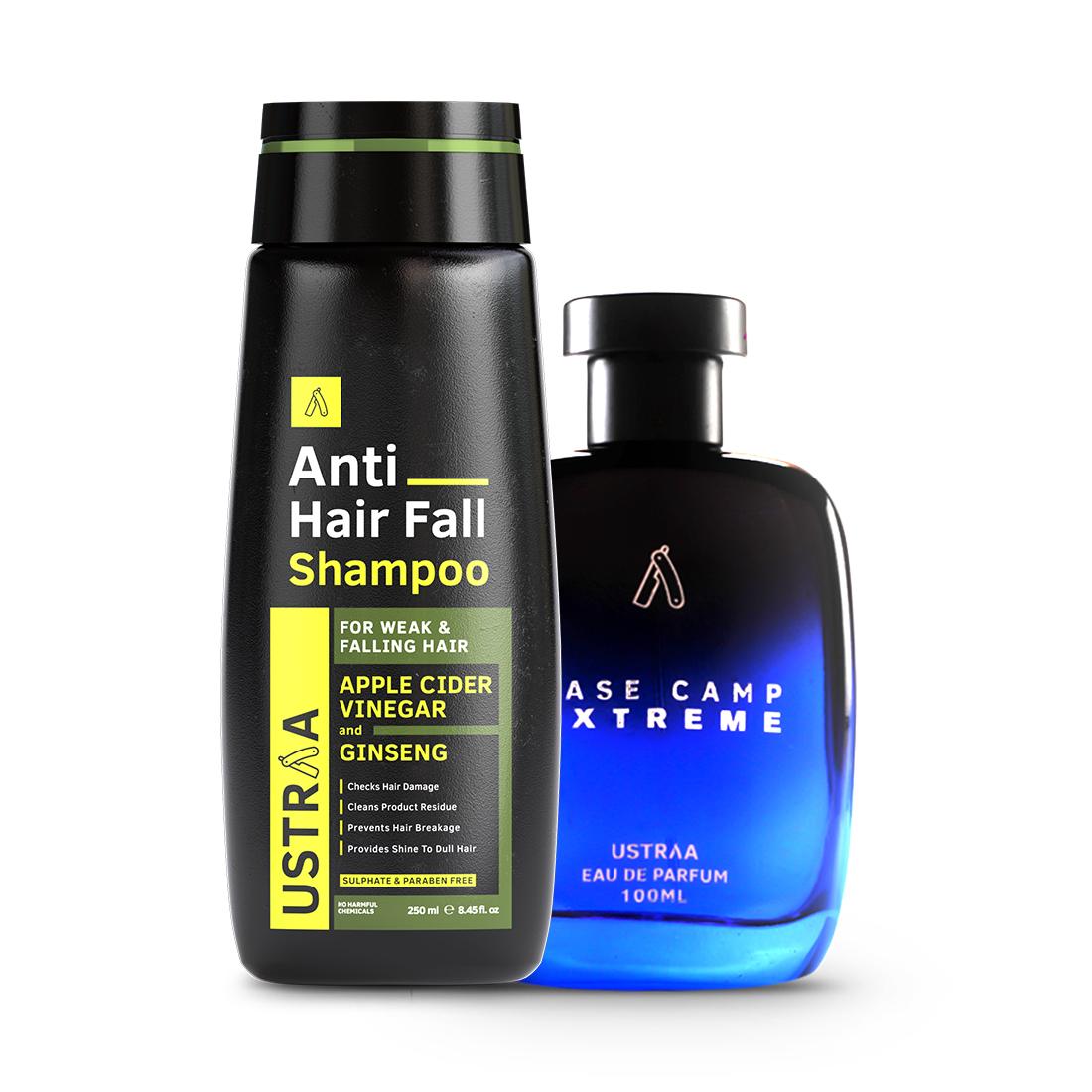  Base Camp Extreme EDP - Perfume for Men & Anti Hair Fall Shampoo