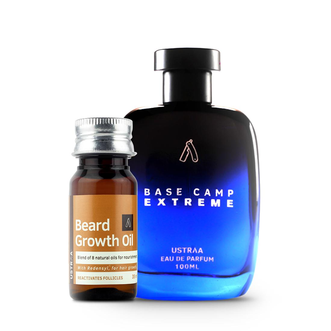 Base Camp Extreme EDP - Perfume for Men & Beard Growth Oil