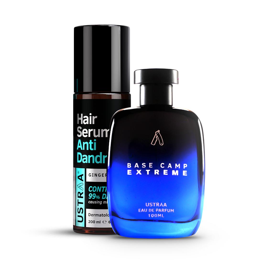  Base Camp Extreme EDP - Perfume for Men & Anti Dandruff Hair Serum 