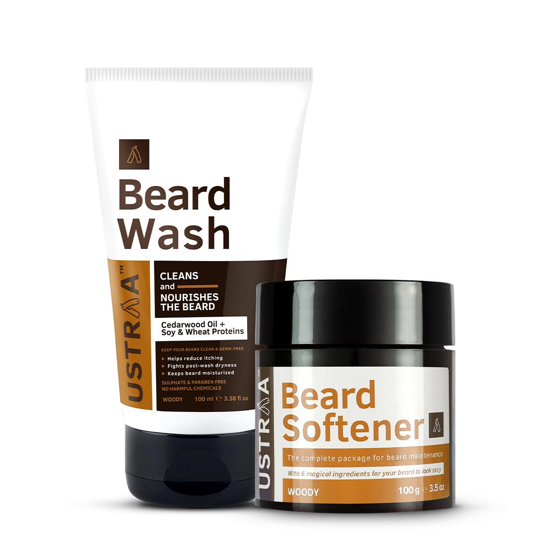 Buy Beard Softener & Beard Wash (Woody) Online