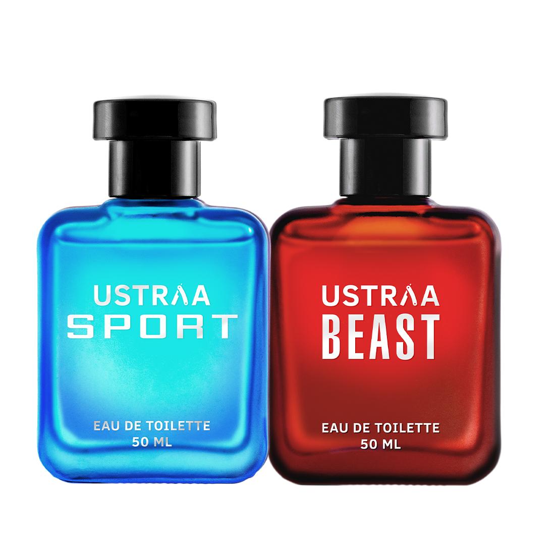 EDT Beast & Sports - Set of 2 - Perfume for Men 50ml each