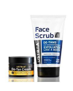 Total De Tan Kit (Face Scrub De-tan -100g & De-Tan Face Cream -50g)