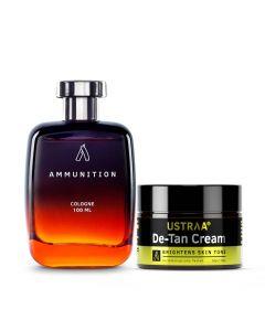 Ammunition Cologne - Perfume for Men & De-Tan Cream - for Tan Removal