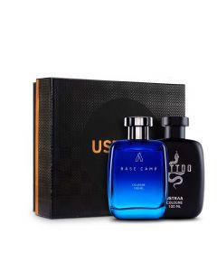 Fragrance Gift Box - Tattoo & Base Camp Cologne - Perfume for Men - 100ml