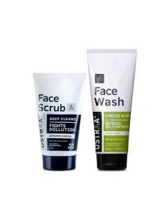 Activated Charcoal Face Scrub & Face Wash for Oily Skin