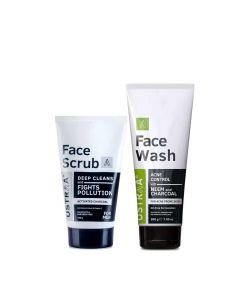 Face Wash Acne Control and Face Scrub Activated Charcoal