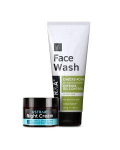 Night Cream & Face Wash Oily Skin