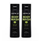 Body Wash for Men - Green Clay - 250 ml - Set of 2