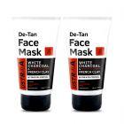 De-Tan Face Mask - Oily Skin - Set of 2 - for Effective Tan Removal