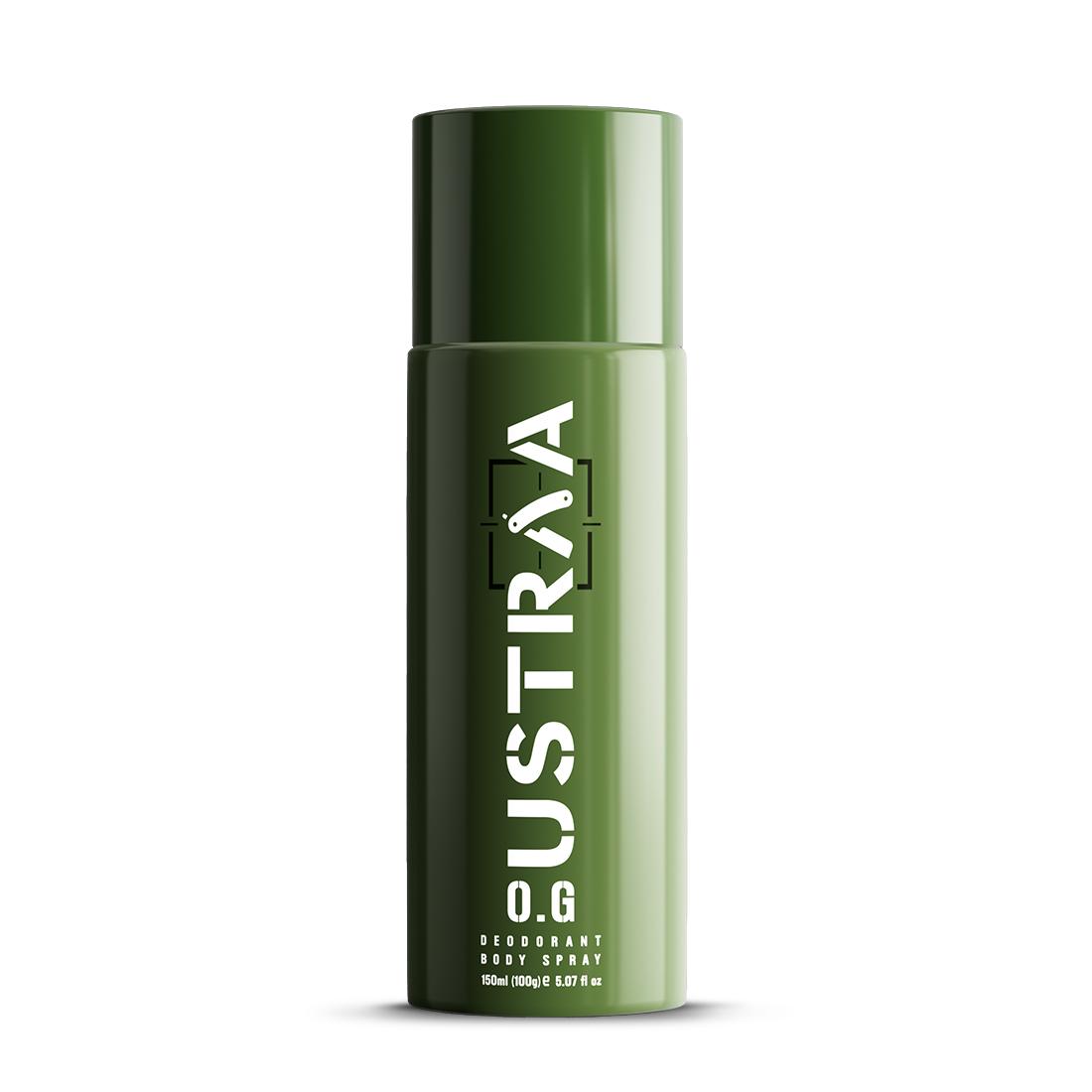 Ustraa OG Deodorant Body Spray For Men with Strong Fragrance (150ml)