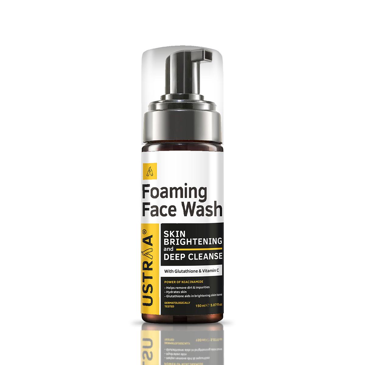 Ustraa Foaming Face Wash - For Skin Brightening -150 ml