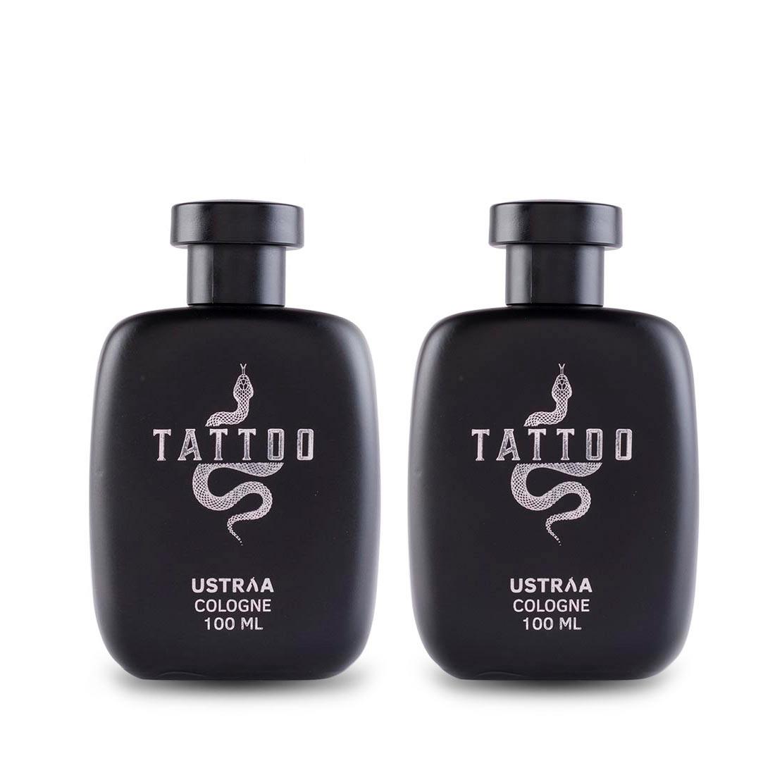 Ustraa Fragrance Gift Box For Men: Tattoo Cologne Set of 2 (100ml)